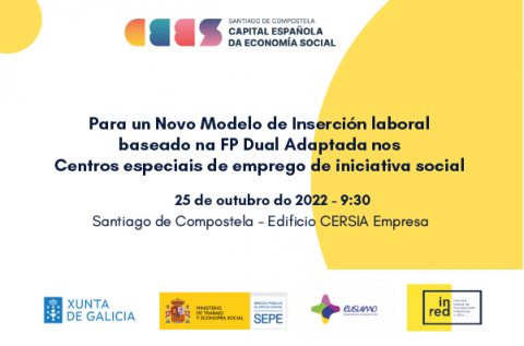 Jornada Para un nuevo modelo de inserción laboral basado en la fp dual adaptada en los centros especiales de empleo de iniciativa social